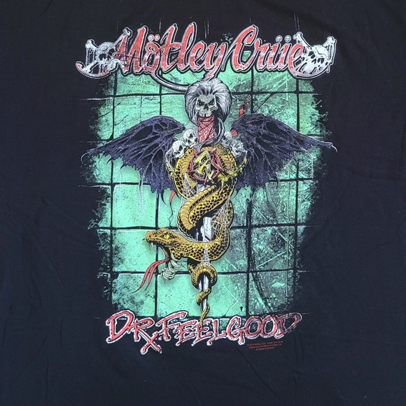 Motley Crue🎸 "Dr. Feelgood" Graphic Tee👕 - Picture 3 of 11